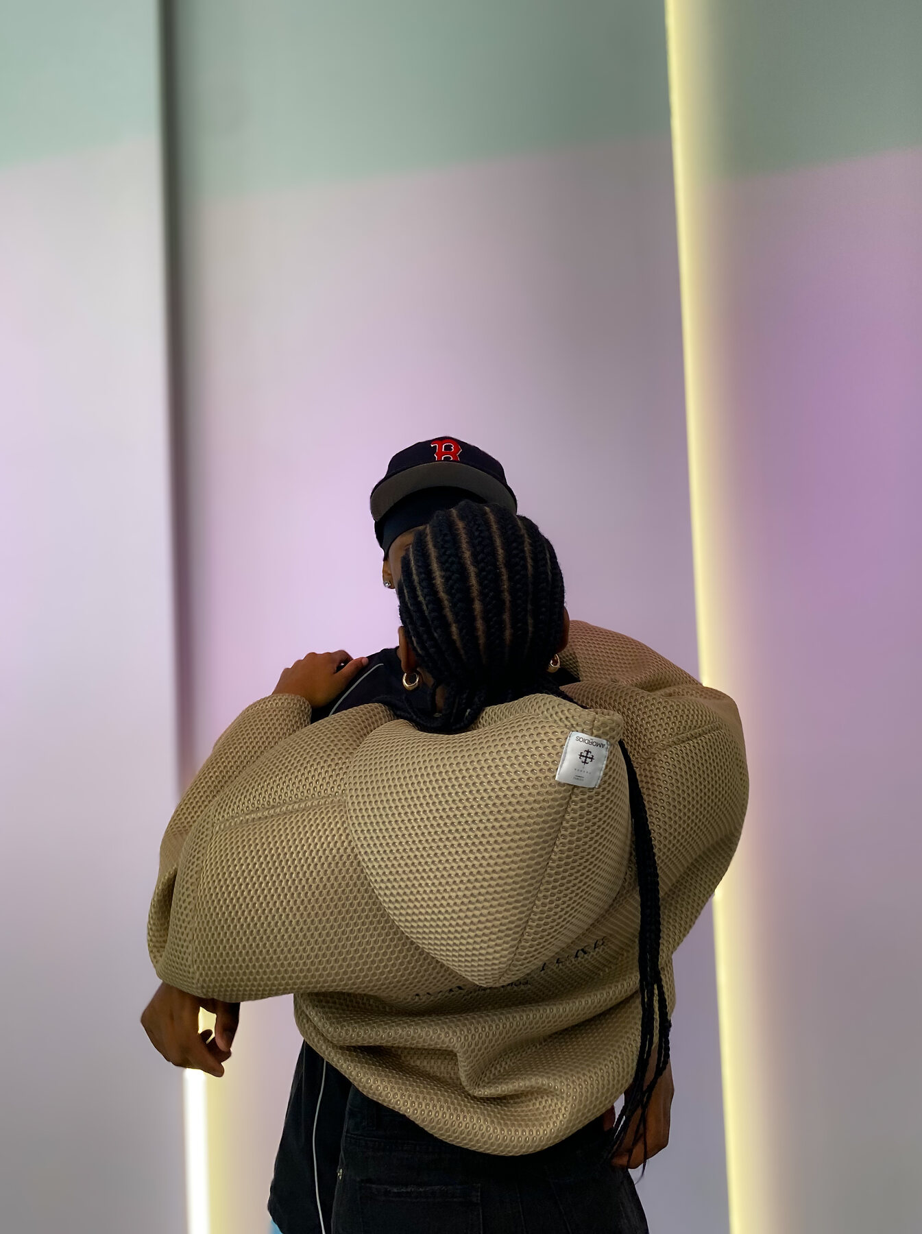 AMOR model seen from behind